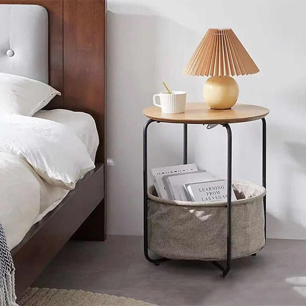 Modern Bedside Table Nightstand Storage for Bedroom or Living Room V63-954521