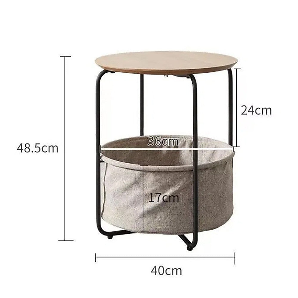 Modern Bedside Table Nightstand Storage for Bedroom or Living Room V63-954521