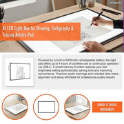 A1 LED Light Box for Drawing, Calligraphy & Tracing Artists Pad V63-954531