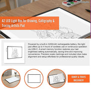 A2 LED Light Box for Drawing, Calligraphy & Tracing Artists Pad V63-954551