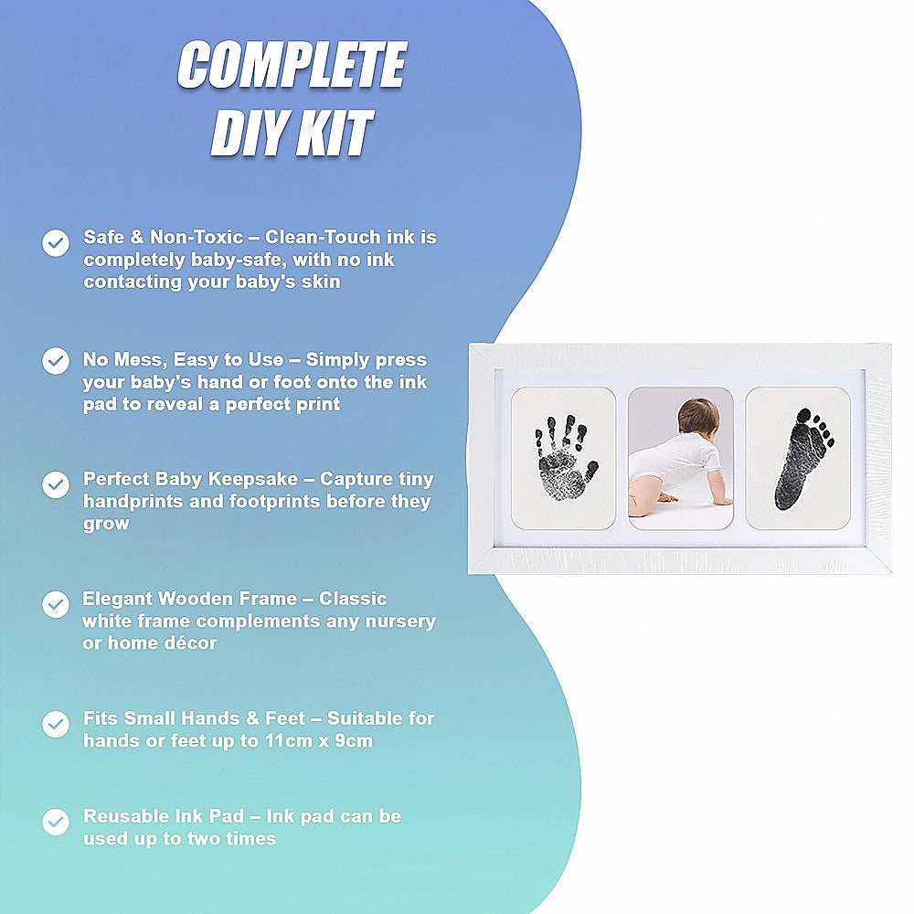 Baby Hand & Footprint Kit - Photo Frame DIY Keepsake Impression V63-954561