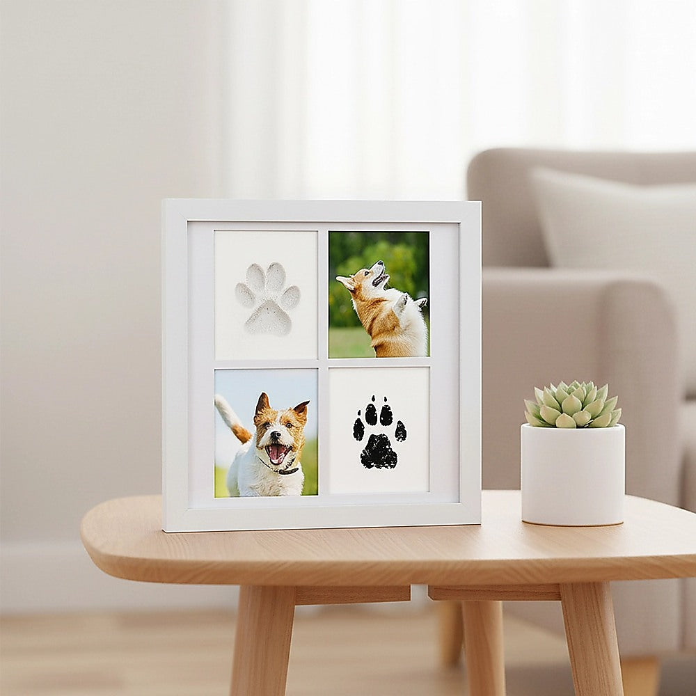 Pet Paw Print Kit DIY Photo Frame for Dogs & Cats Keepsake V63-954571