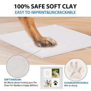 Pet Paw Print Kit DIY Photo Frame for Dogs & Cats Keepsake V63-954571