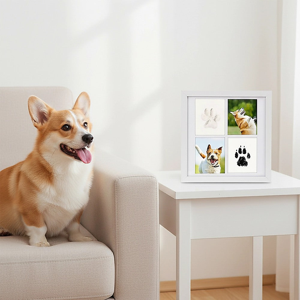 Pet Paw Print Kit DIY Photo Frame for Dogs & Cats Keepsake V63-954571
