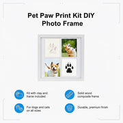 Pet Paw Print Kit DIY Photo Frame for Dogs & Cats Keepsake V63-954571