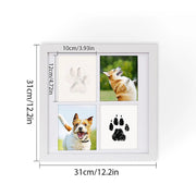 Pet Paw Print Kit DIY Photo Frame for Dogs & Cats Keepsake V63-954571