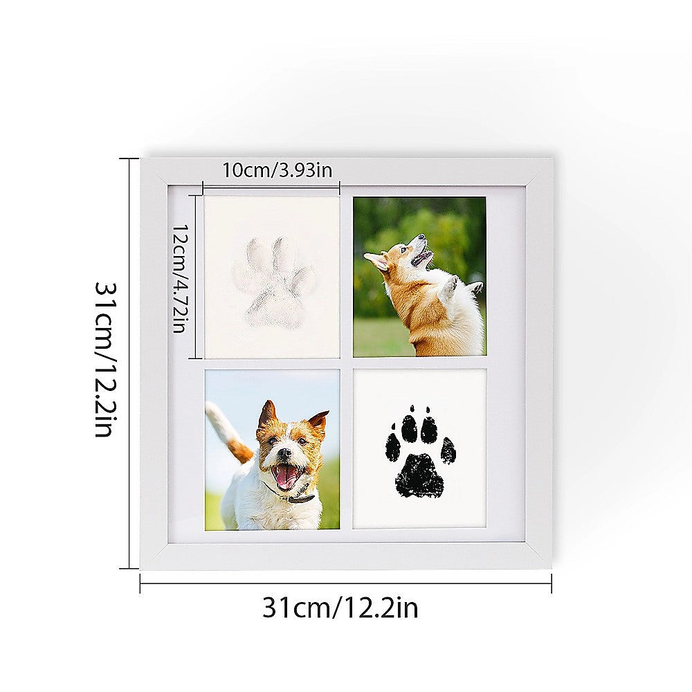 Pet Paw Print Kit DIY Photo Frame for Dogs & Cats Keepsake V63-954571