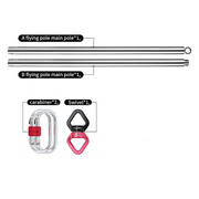 2m Pole Dancing Fitness Pole for Aerial Dance Training at Home V63-954621