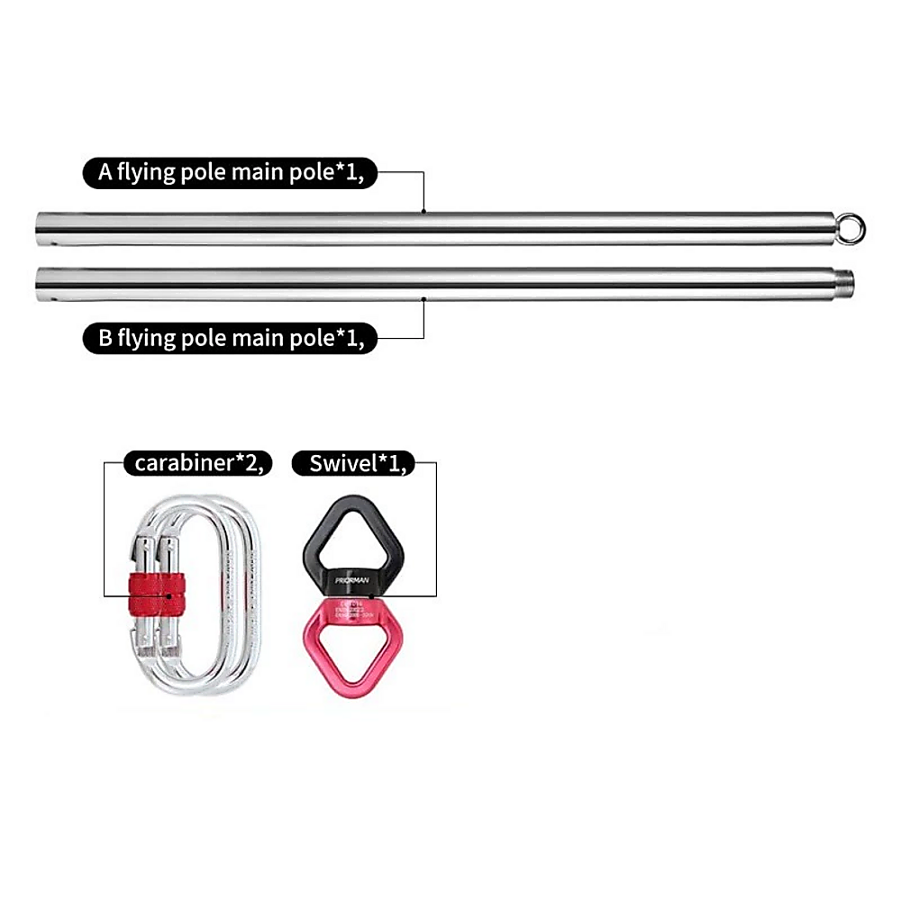 2m Pole Dancing Fitness Pole for Aerial Dance Training at Home V63-954621