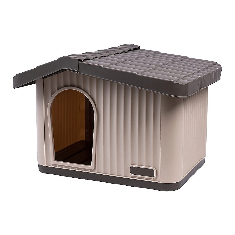 Plastic Dog House Kennel Shelter for Indoor & Outdoor Pets Weatherproof V63-954631