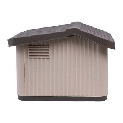 Plastic Dog House Kennel Shelter for Indoor & Outdoor Pets Weatherproof V63-954631