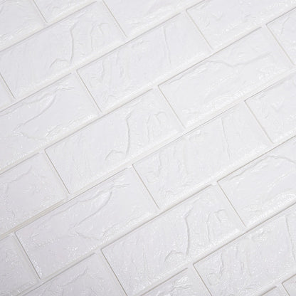 3D Brick Wall Tile Stickers 60x30cm - 50 Pack Peel & Stick Wallpaper V63-954671