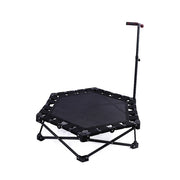 Foldable Fitness Trampoline with Handle Compact Folding Rebounder V63-954691