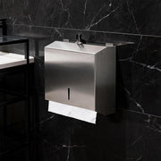 304 Stainless Steel Wall Mounted Paper Towel Dispenser Holder V63-954701