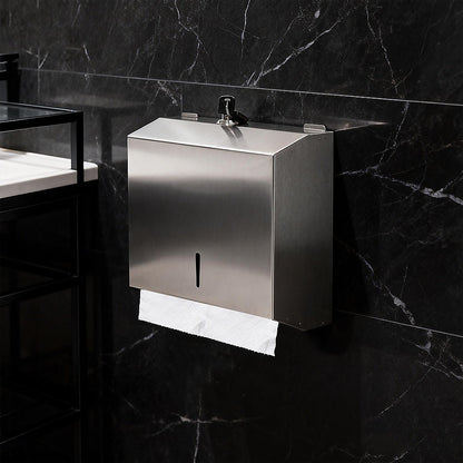 304 Stainless Steel Wall Mounted Paper Towel Dispenser Holder V63-954701