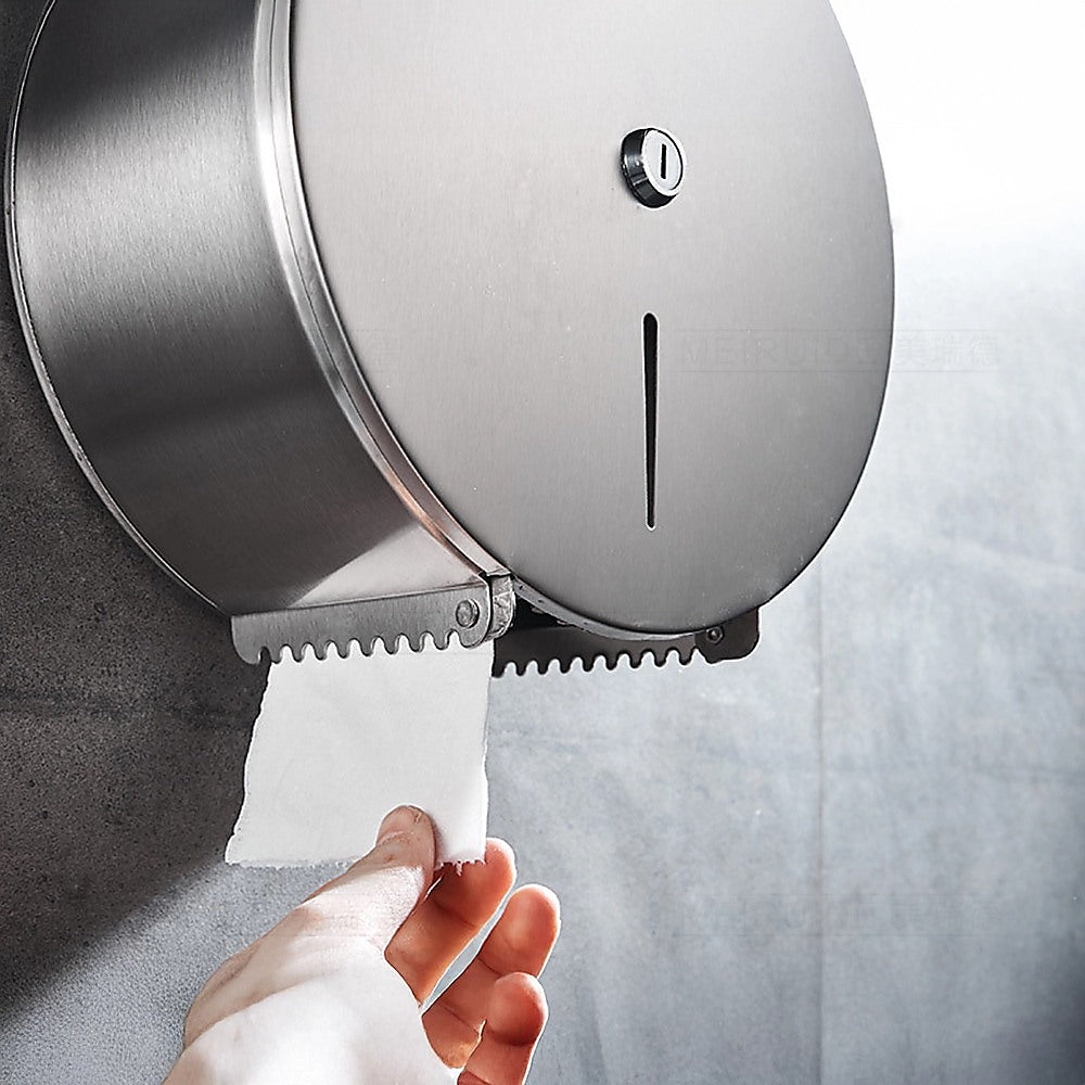 304 Stainless Steel Toilet Paper Dispenser Roll Tissue Holder V63-954711
