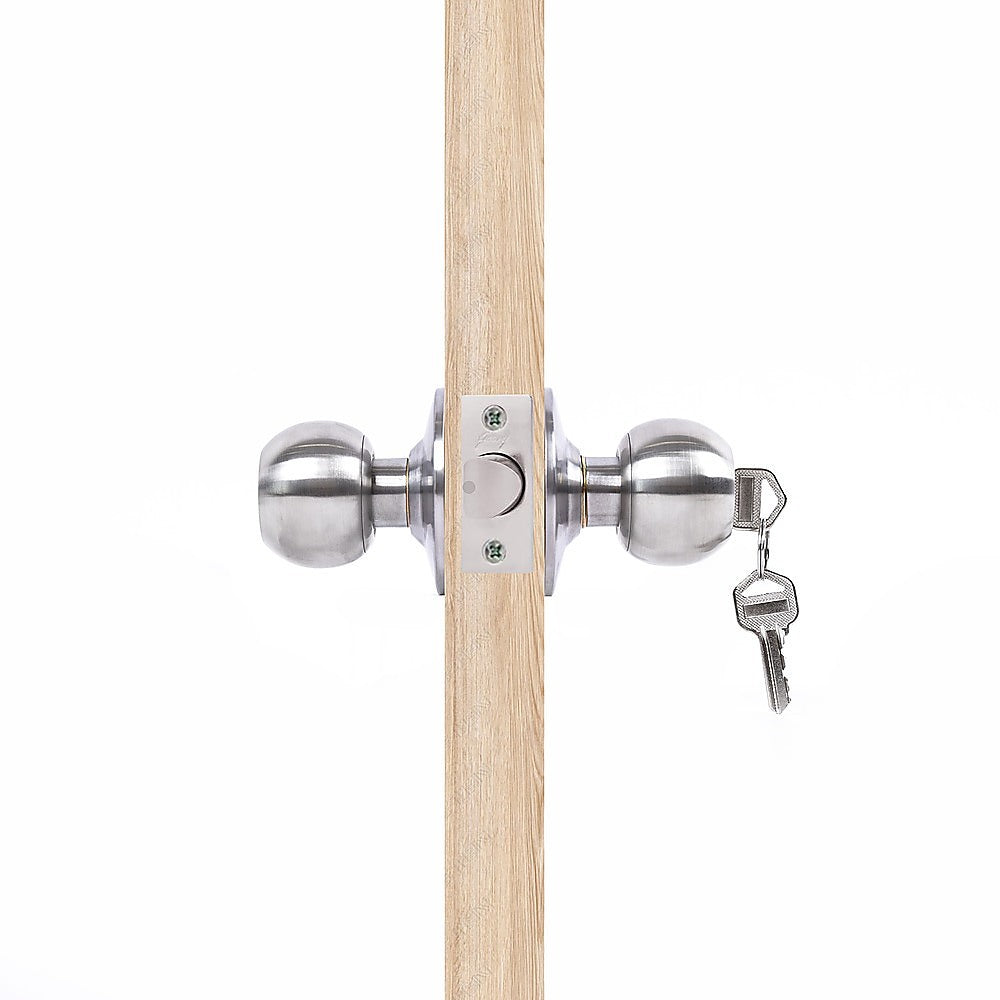 Round Door Lock Knob Set for Internal and Entry Doors V63-954731