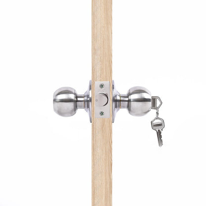 Round Door Lock Knob Set for Internal and Entry Doors V63-954731