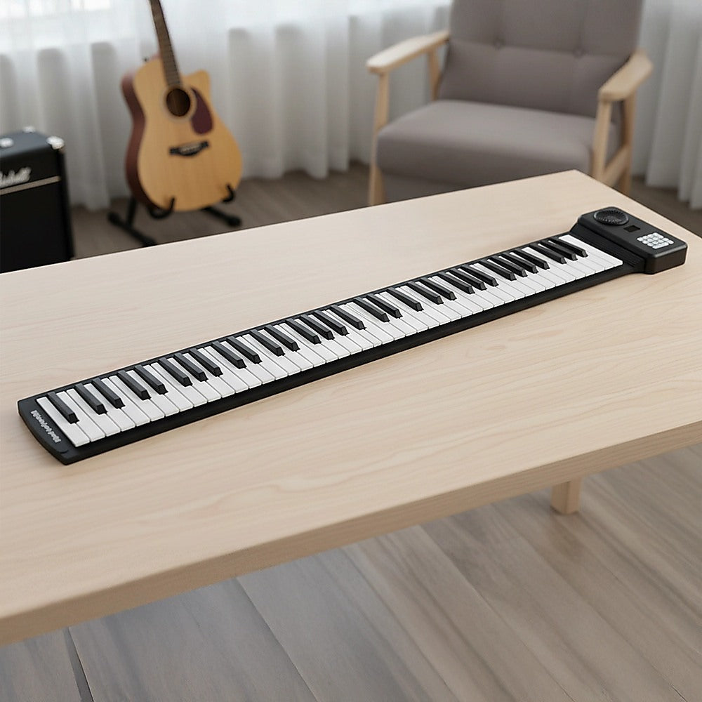 88 Key Portable Foldable Silicone Electronic Keyboard Piano Music V63-954741