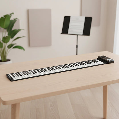 88 Key Portable Foldable Silicone Electronic Keyboard Piano Music V63-954741