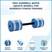 Pool Dumbbell Water Aquatic Barbell for Aerobics Fitness Training V63-954761