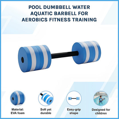 Pool Dumbbell Water Aquatic Barbell for Aerobics Fitness Training V63-954761