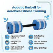 Pool Dumbbell Water Aquatic Barbell for Aerobics Fitness Training V63-954761