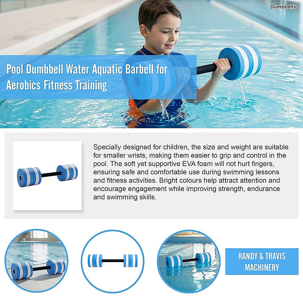 Pool Dumbbell Water Aquatic Barbell for Aerobics Fitness Training V63-954761