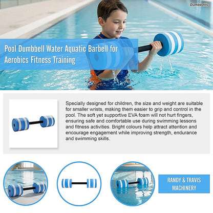 Pool Dumbbell Water Aquatic Barbell for Aerobics Fitness Training V63-954761
