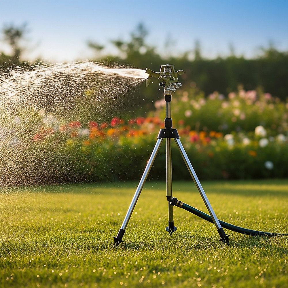 Tripod Rotating Sprinkler Automatic Irrigation Garden Watering V63-954781