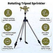 Tripod Rotating Sprinkler Automatic Irrigation Garden Watering V63-954781
