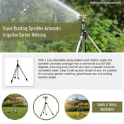Tripod Rotating Sprinkler Automatic Irrigation Garden Watering V63-954781