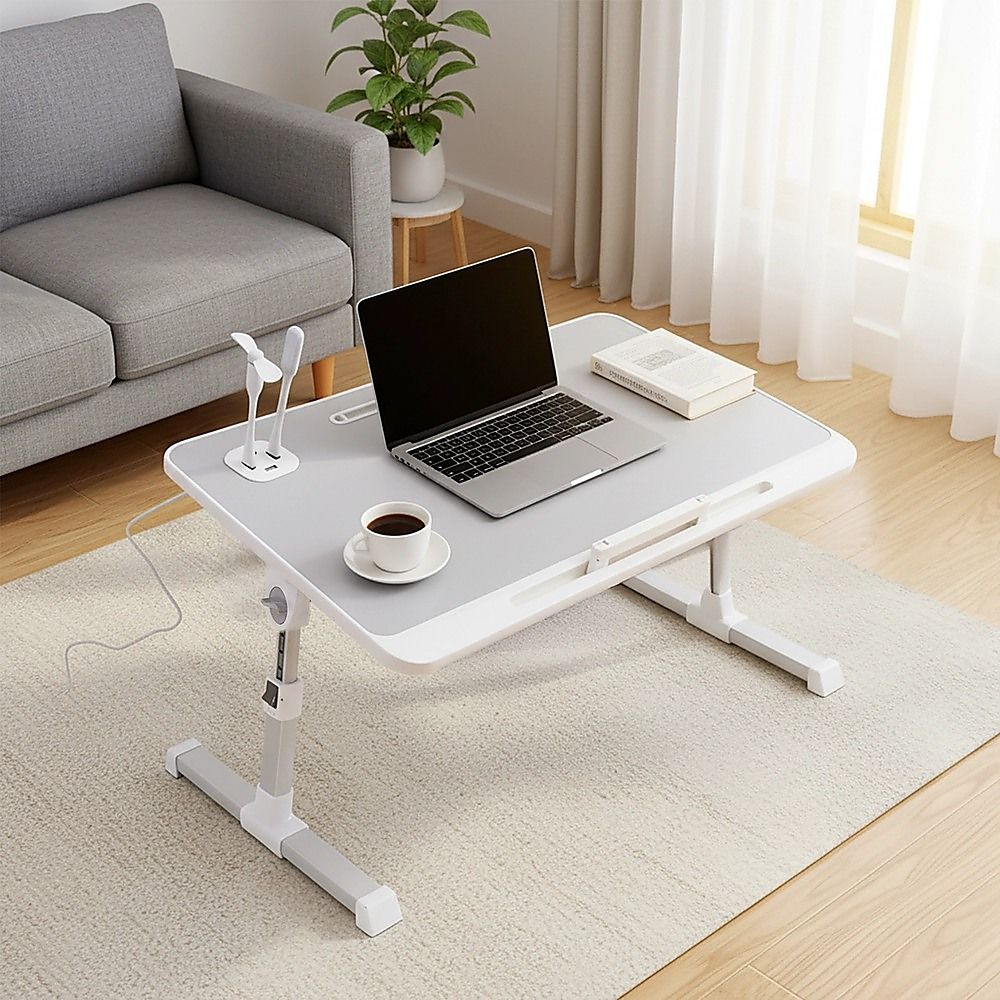 Adjustable Laptop Table Stand Lap Bed Tray for Home Office Use V63-954851
