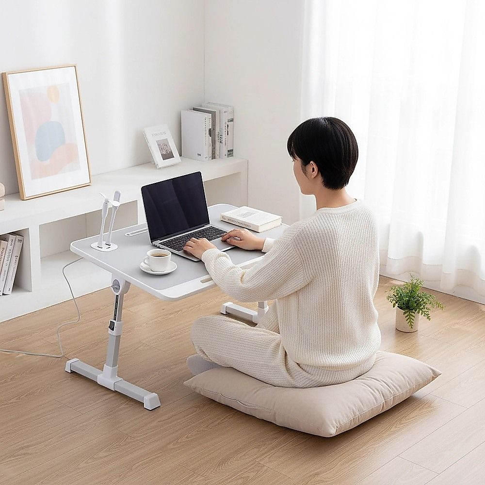 Adjustable Laptop Table Stand Lap Bed Tray for Home Office Use V63-954851