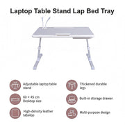 Adjustable Laptop Table Stand Lap Bed Tray for Home Office Use V63-954851
