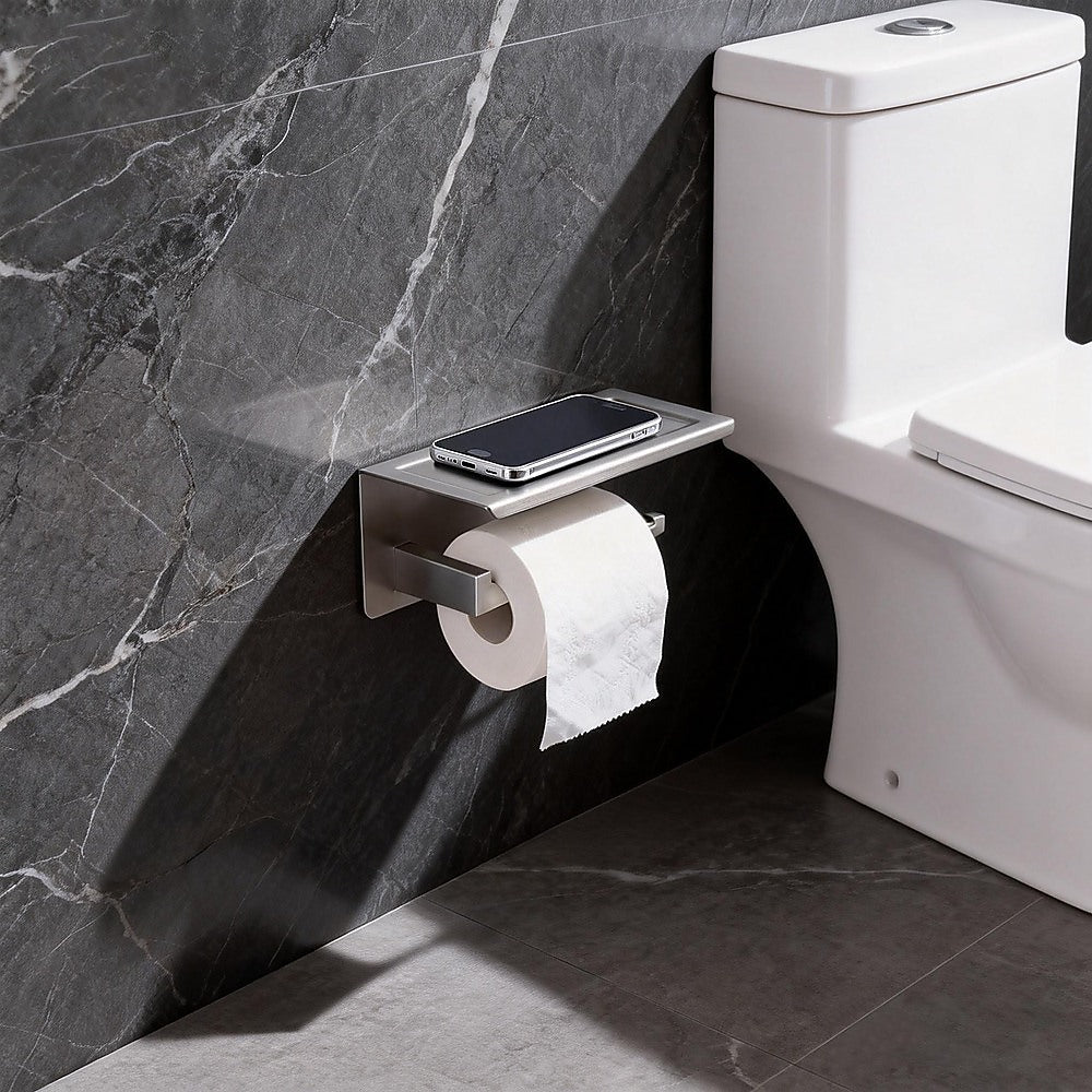 Toilet Paper Holder 304 Stainless Steel Roll Hook Storage Rack V63-954861