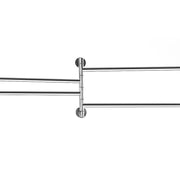 Swivel Towel Rail Chrome Stainless Steel Wall Mounted Bath Rack V63-954891