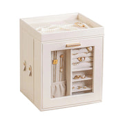 Rotating Organiser Box with Mirror Jewellery Storage for Dressing Table V63-954911
