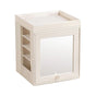 Rotating Organiser Box with Mirror Jewellery Storage for Dressing Table V63-954911