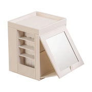 Rotating Organiser Box with Mirror Jewellery Storage for Dressing Table V63-954911