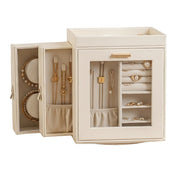 Rotating Organiser Box with Mirror Jewellery Storage for Dressing Table V63-954911