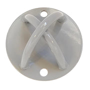 Pair of Grey Wall Anchor Mounts for Battle Ropes and Suspension V63-954931