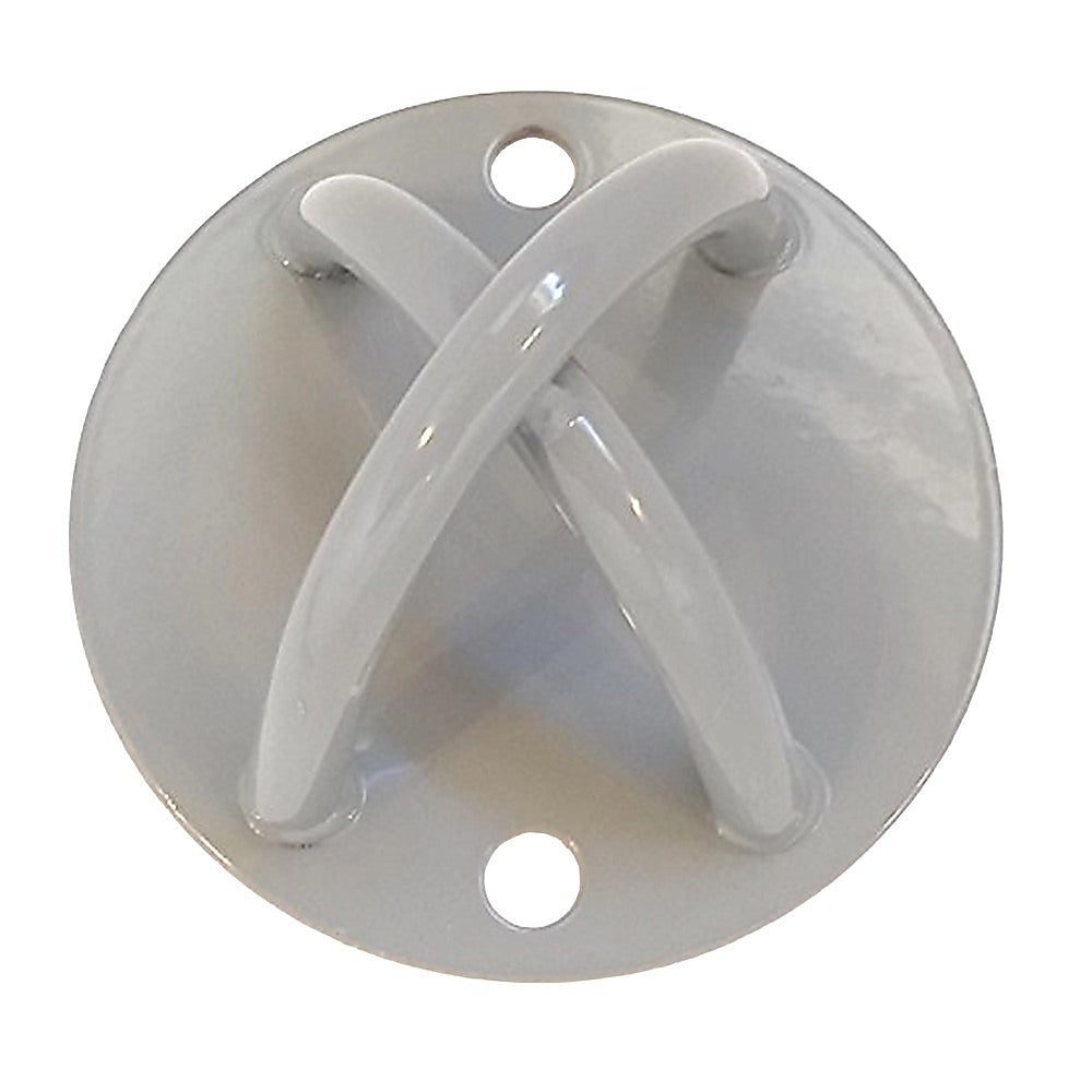 Pair of Grey Wall Anchor Mounts for Battle Ropes and Suspension V63-954931