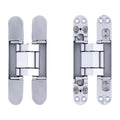 Hidden Door Hinges 180 degrees Heavy Duty 3D Adjustable Silver 40kg V63-954941