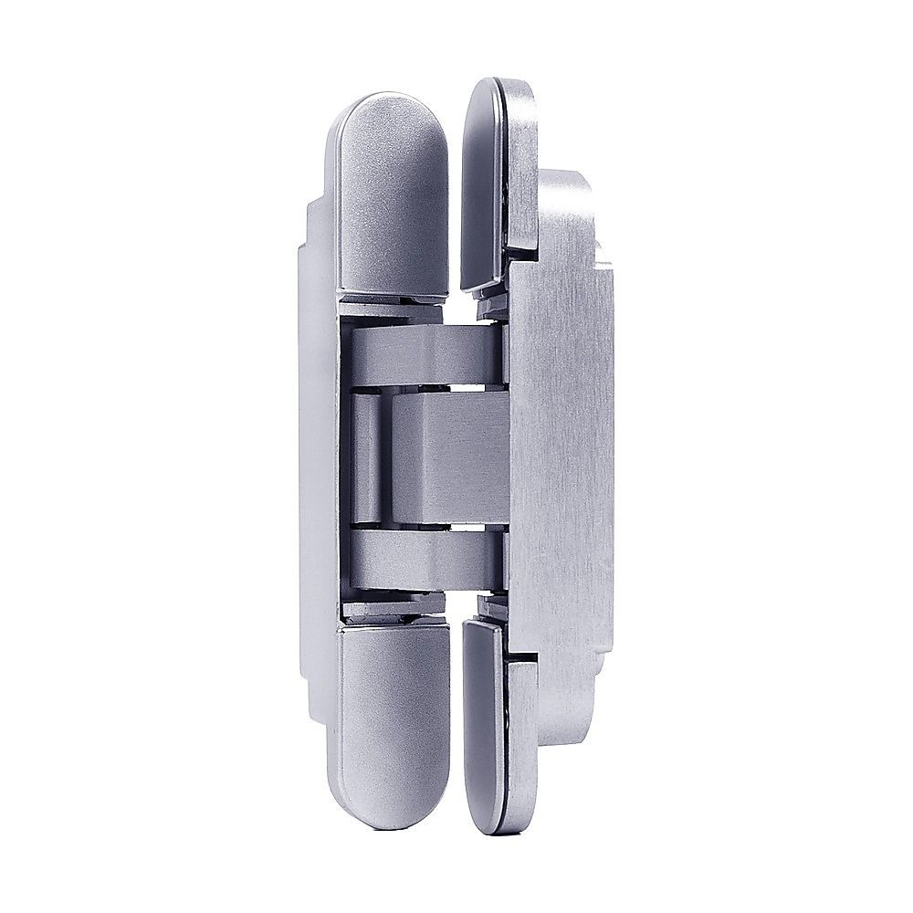 Hidden Door Hinges 180 degrees Heavy Duty 3D Adjustable Silver 40kg V63-954941