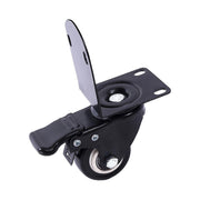Side Mount Caster Wheels L-Shaped Heavy Duty Set of 4 PVC V63-954951