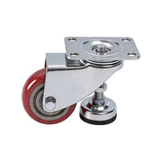 7.6cm Heavy Duty Caster Wheels With M12 Screw Feet 360kg Set Of 4 V63-954971