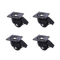 2.5 Inch Heavy Duty Nylon Castor Wheels Set 4 with Brake V63-954981