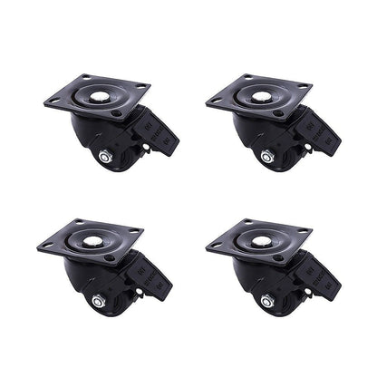 2.5 Inch Heavy Duty Nylon Castor Wheels Set 4 with Brake V63-954981