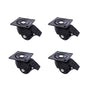2.5 Inch Heavy Duty Nylon Castor Wheels Set 4 with Brake V63-954981